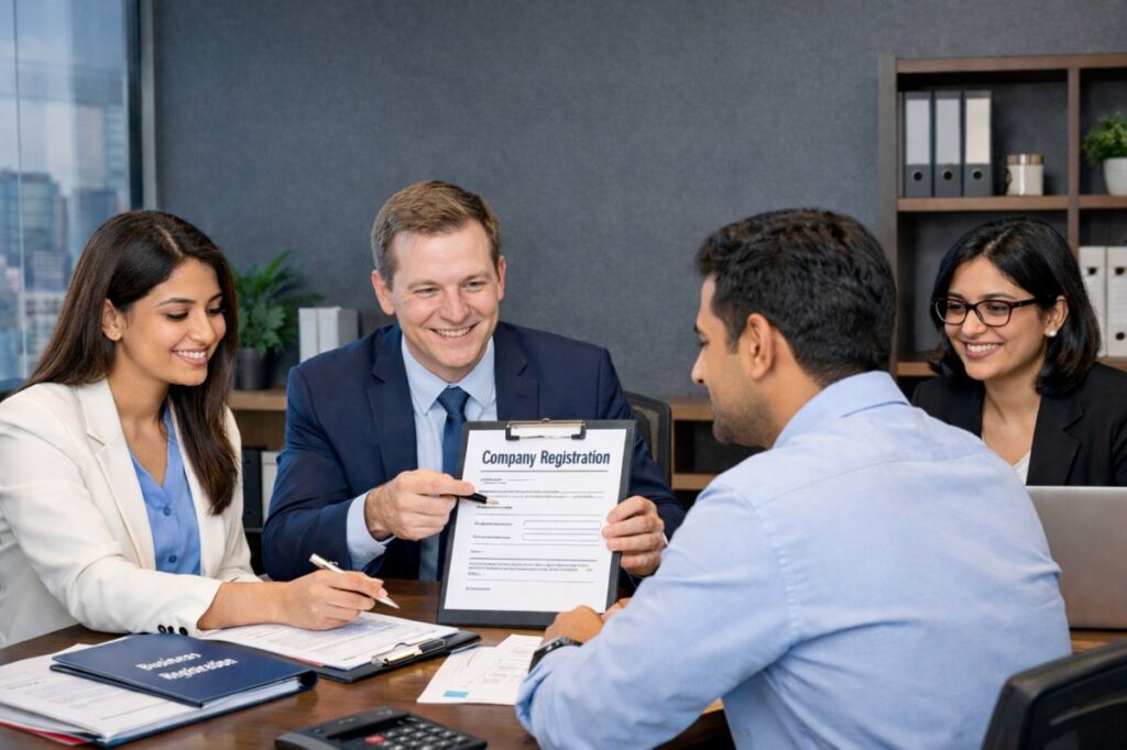 Step by step company registration near me process in India