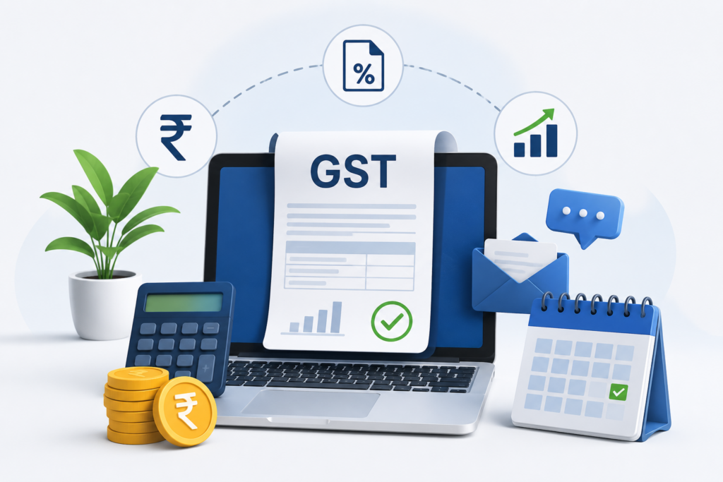 GST return filing with digital tax documents