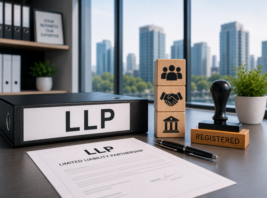 LLP Registration in India with professional business registration documents