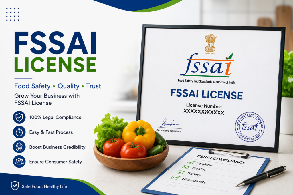 FSSAI license certificate and food safety compliance