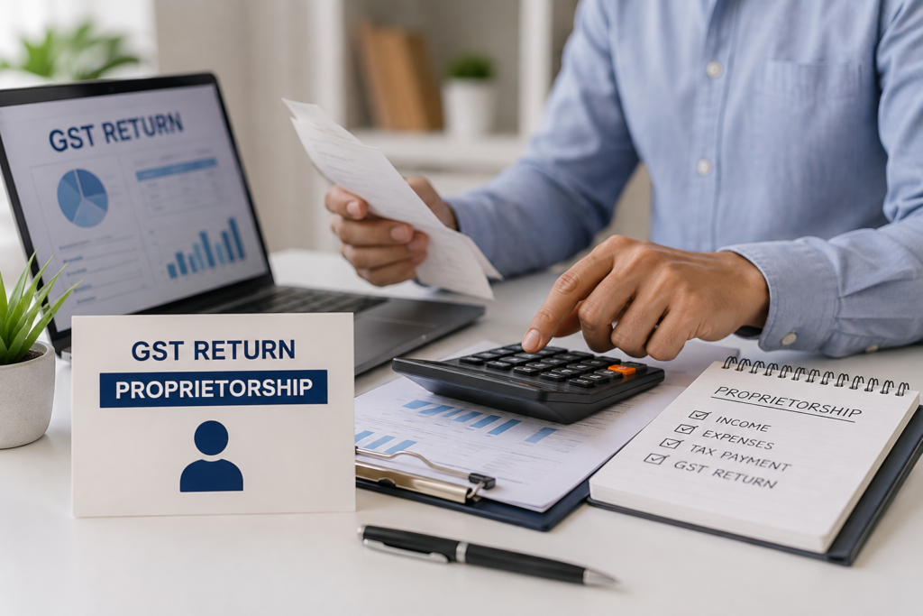 GST return filing for proprietorship business