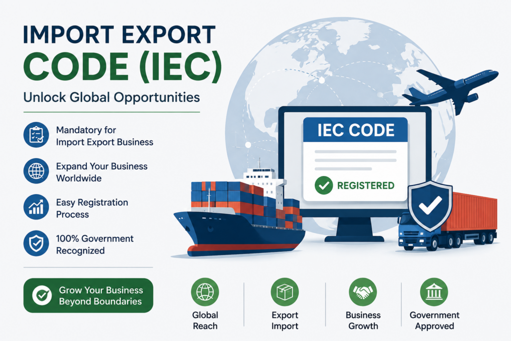 Import Export Code registration for global trade